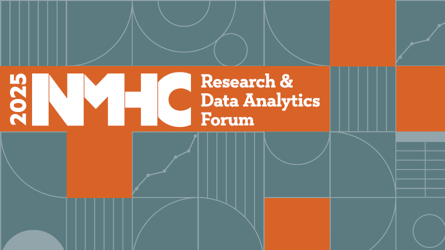 2025 NMHC Research & Data Analytics Forum event banner