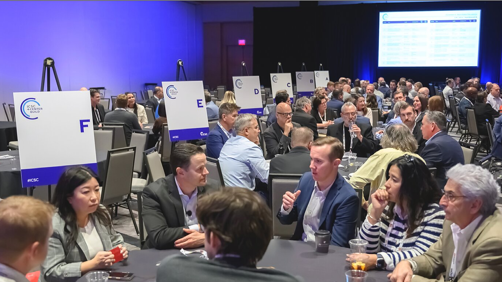 ICSC+CENTERBUILD event banner