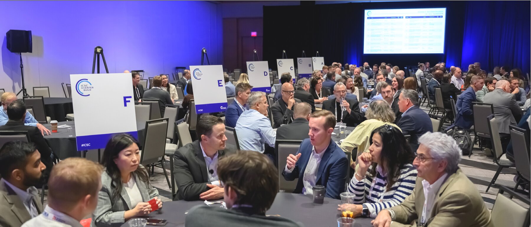 ICSC+CENTERBUILD event banner