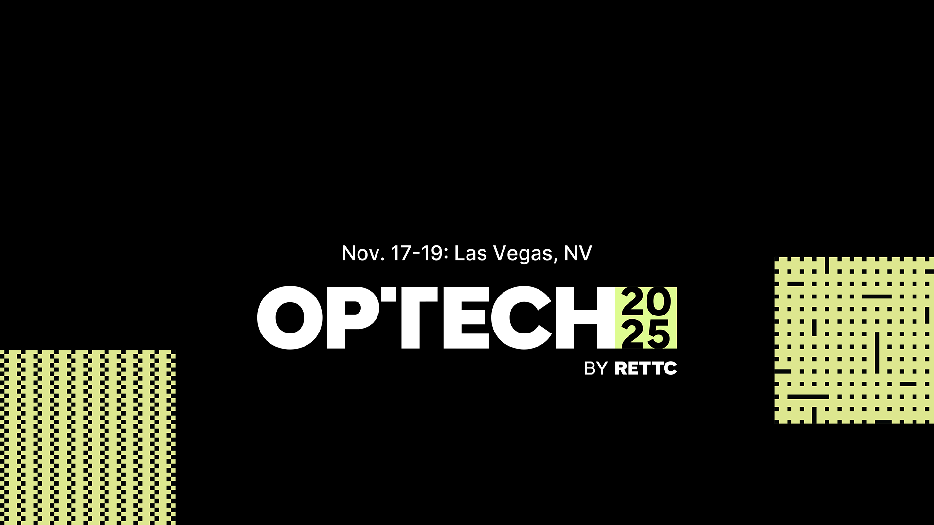 2025 OPTECH Conference & Expo event banner